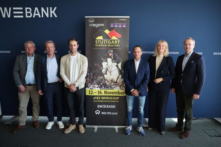 Bei der zweiten Pressekonferenz der Stuttgart German Masters waren Richard Vogel und Alexander Schill zu Gast. | © D. Matthaes