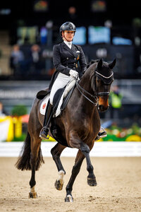 Jessica von Bredow-Werndl und Diallo BB sicherten sich im Grand Prix der Weltcup-Tour den Sieg. | © Lafrentz