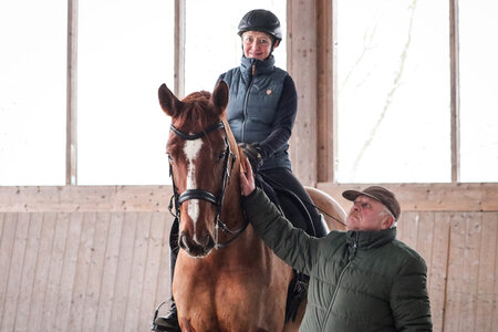 Renate Gohr-Bimmel und Jürgen Bimmel trainieren nun auf dem Zillhardtshof in Schwaikheim  | © Leonie Wolff