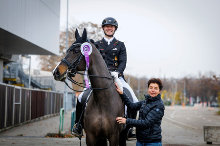 Raphael Netz und Monica Theodorescu beim Weltcup-Turnier in Stuttgart | © Lafrentz