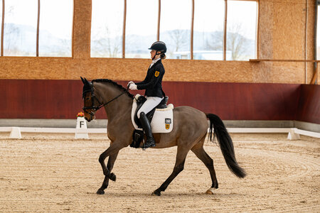 Stella Sofie Mankowski glänzte bei den Ponyreitern. | © Bambi Fotografie