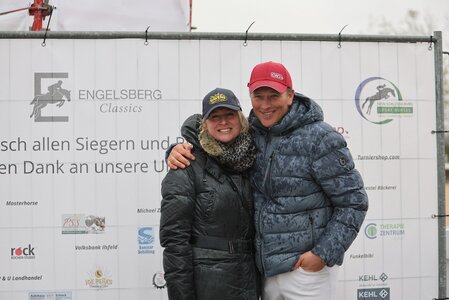 Gute Stimmung bei jedem Wetter: Romina und Sven Schlüsselburg | © D. Matthaes