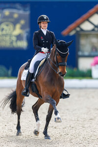 Cathrine Laudrup-Dufour und Mount St. John Freestyle verzauberten im Hagener Grand Prix der CDI4*-Tour. | © Lafrentz