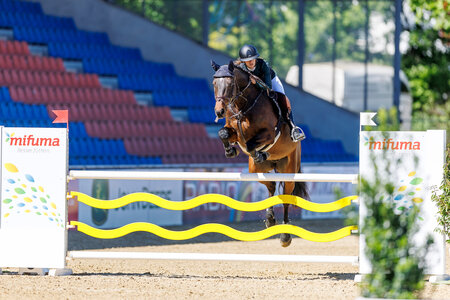 Frieda Grüber auf dem Mannheimer Championatsplatz | © Lafrentz