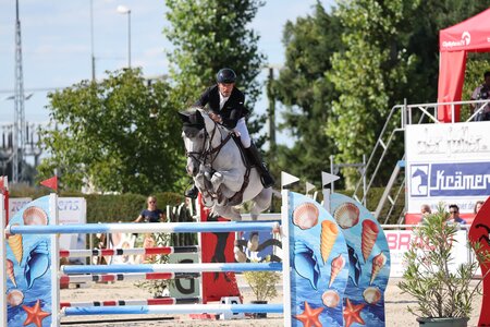 Michael Herhalt gehörte im belgischen Obglabbeek zu den besten deutscher Reitern | © D. Matthaes