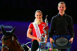 Alice Layher GER, FBW Candy und Longenführer Daniel Zembrot sind für die Weltmeisterschaften in Aachen nominiert. | © FEI/Daniel Kaiser