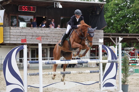 Qualifikationssieg Nummer zwei für Erik Kölz, hier mit Zazou. | © D. Matthaes (Archiv)
