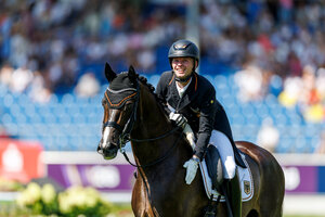 Raphael Netz und Great Escape Camelot sichern sich im Grand Prix Special der WM in Aachen ein neues Personal Best und ein Ticket für die Kür. | © Lafrentz