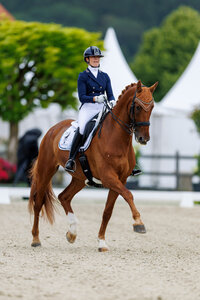 Carina Harnisch und DSP Sheldon Cooper führten den Grand Prix von Ising an. | © Lafrentz (Archiv)