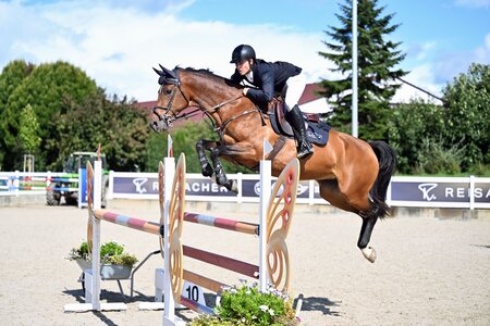 Auf dem Weg zum CSI**-Sieg: Benjamin Fischer und Nike Kikki | © Dill