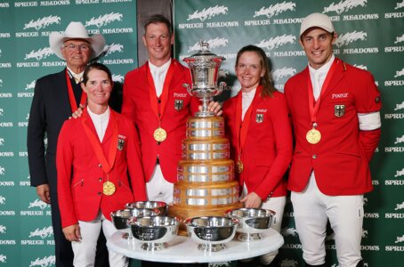 Das siegreiche deutsche Team | © Spruce Meadows Media