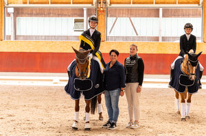 Carla Müller und Wallstreet siegten im Finale des Pony Dressur Masters. | © Bambi Fotografie