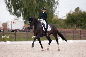 Simone Pearce und Floyd führten die S*-Dressur von Eppingen an. | © Ronja Prokosch