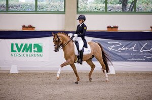Ann-Cathrin Rieg und Steendieks Derrick begeisterten beim Finale Süd der Serie Derby Stars von Morgen. | © Ronja Prokosch
